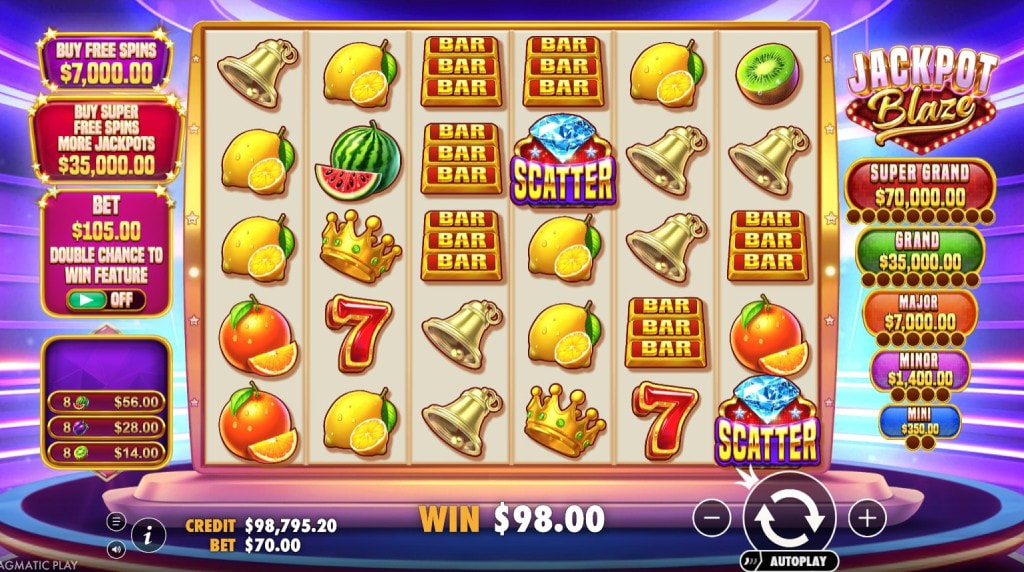 Jackpot blaze demo